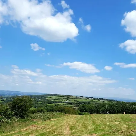 Summit Kit Hill Cornwall Panoramic Views Grass Pitch From 15pn Or Bella Bell Tent 75pn Campsite Callington