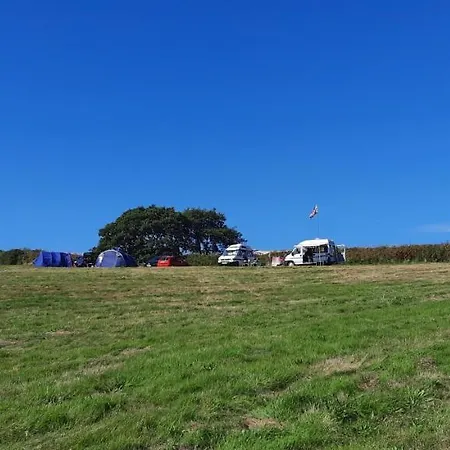 Summit Kit Hill Cornwall Panoramic Views Grass Pitch From 15pn Or Bella Bell Tent 75pn